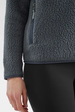 Womens Retro Pile Marsupial Fleece