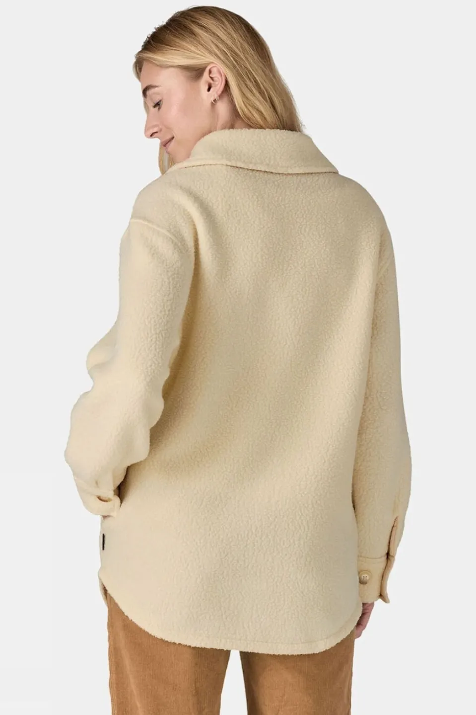 Womens Retro Pile Shacket