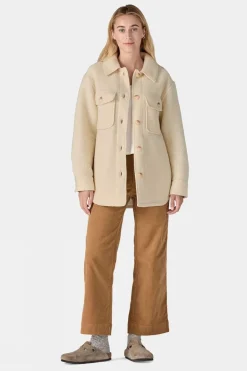 Womens Retro Pile Shacket