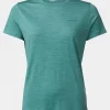 Womens Ridge Trail Merino Print T-Shirt