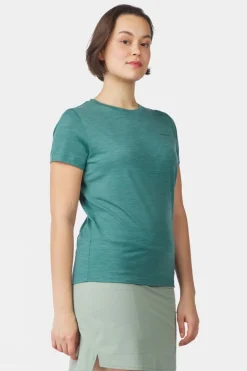Womens Ridge Trail Merino Print T-Shirt