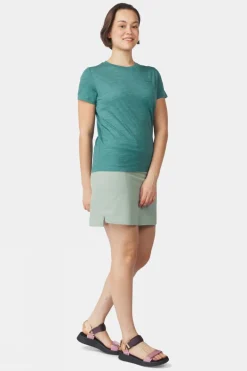 Womens Ridge Trail Merino Print T-Shirt