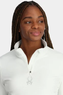 Womens Shimmer Bug Half Zip Fleece