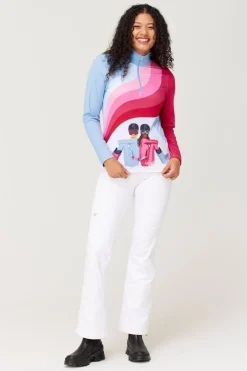 Womens Ski Disco Base Layer Top