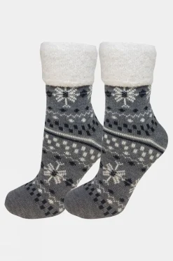 Womens Snowflake Cabin Socks