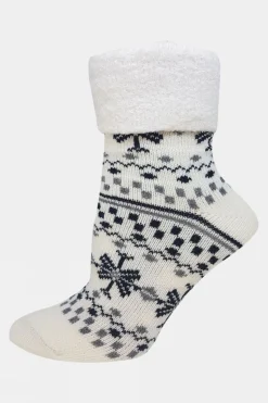 Womens Snowflake Cabin Socks