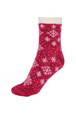Womens Snowflake Cabin Socks