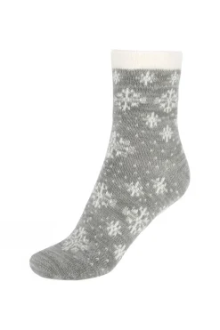 Womens Snowflake Cabin Socks