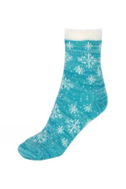 Womens Snowflake Cabin Socks