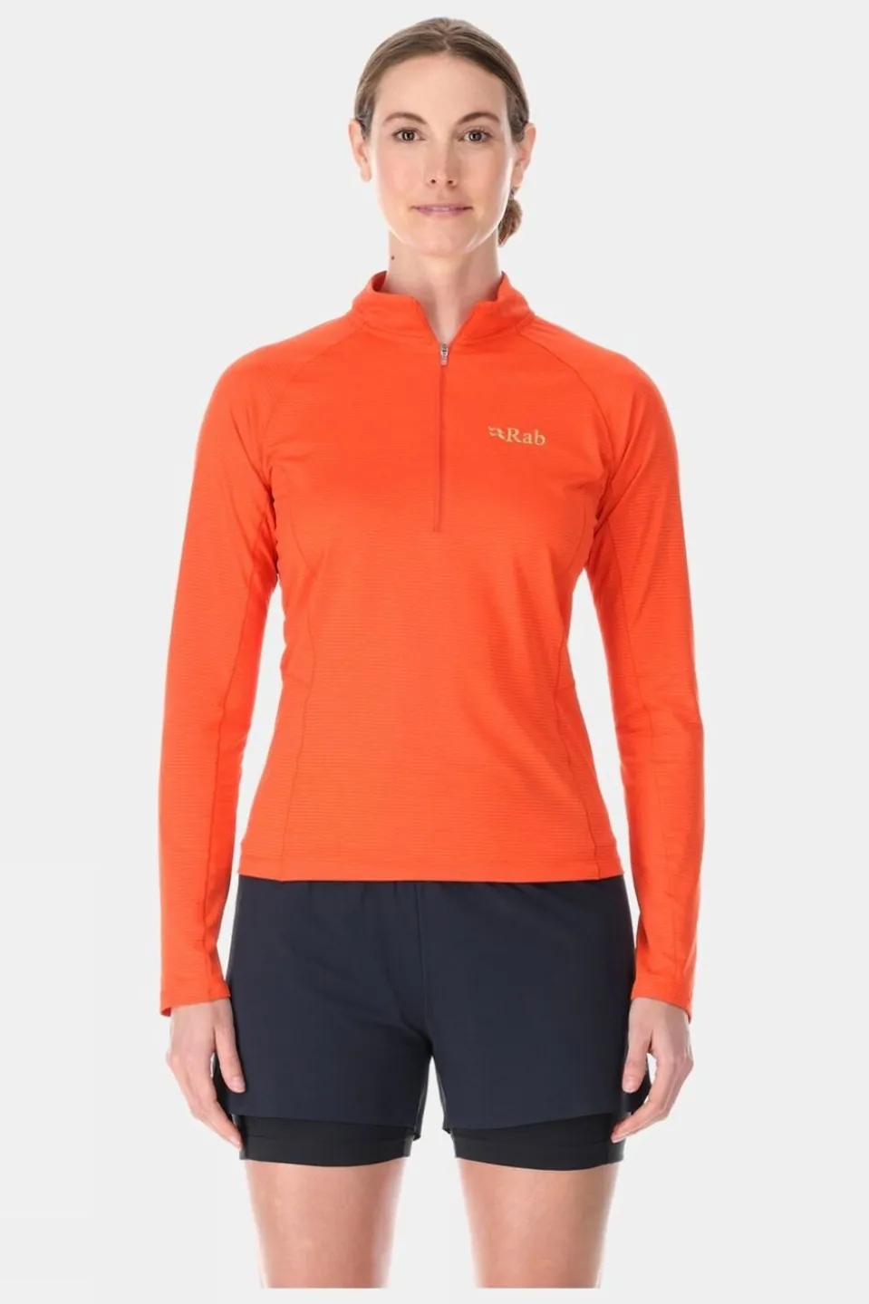Womens Sonic Long Sleeve Zip Top