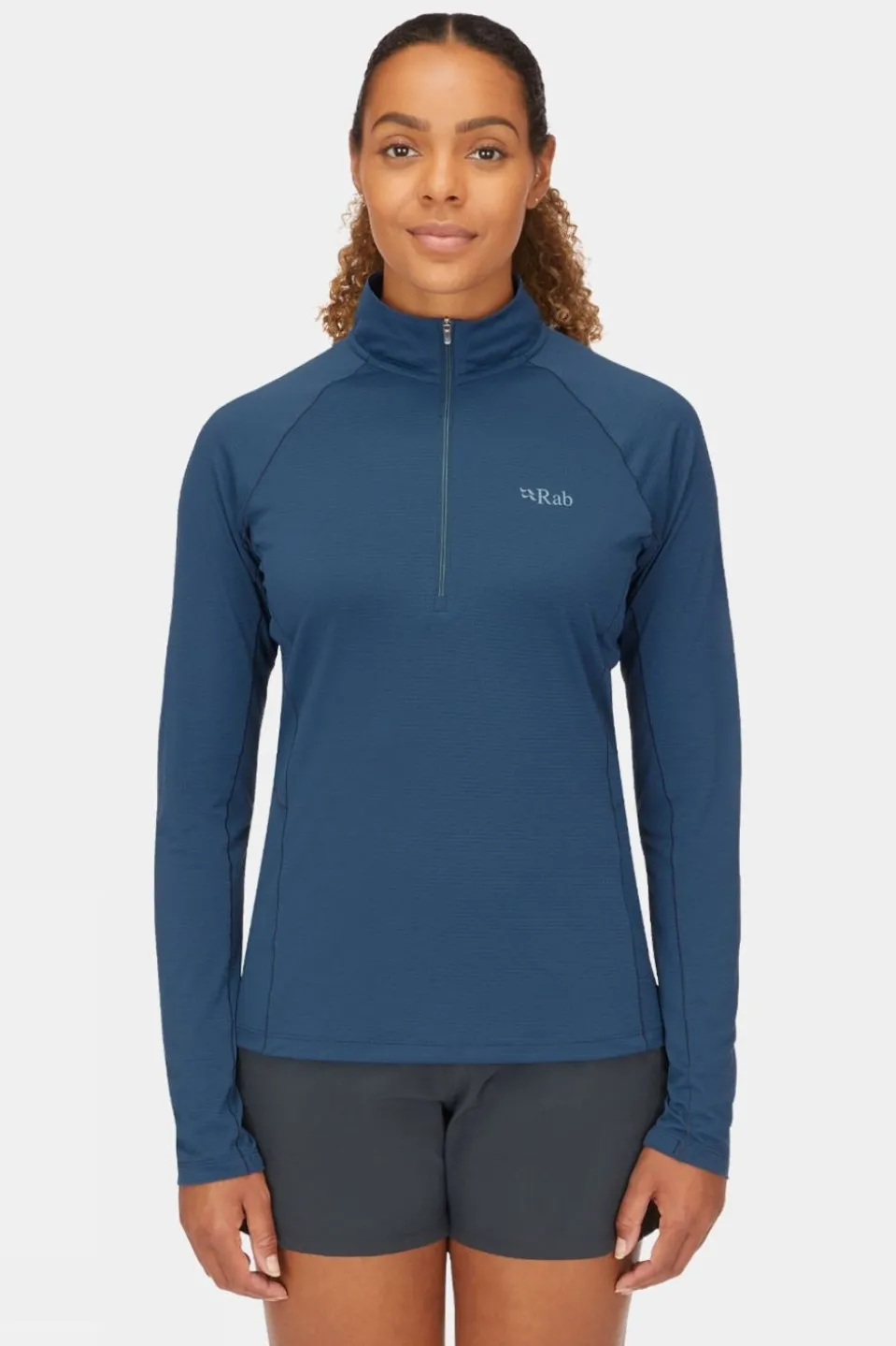 Womens Sonic Long Sleeve Zip Top