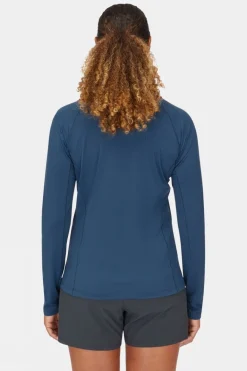 Womens Sonic Long Sleeve Zip Top