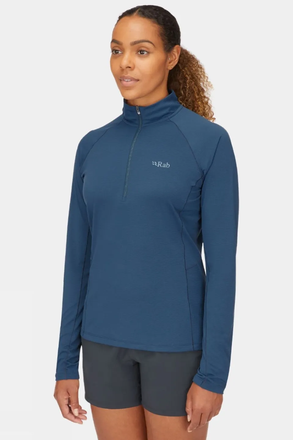 Womens Sonic Long Sleeve Zip Top