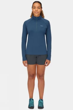 Womens Sonic Long Sleeve Zip Top