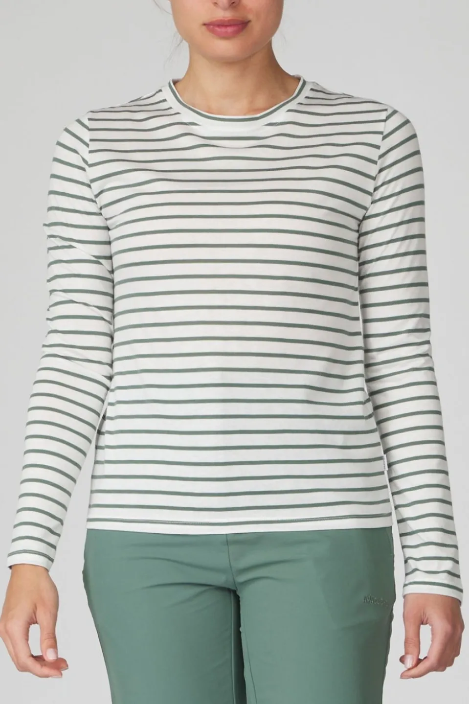Womens Striped Long Sleeve T-Shirt