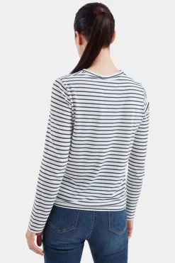 Womens Striped Long Sleeve T-Shirt