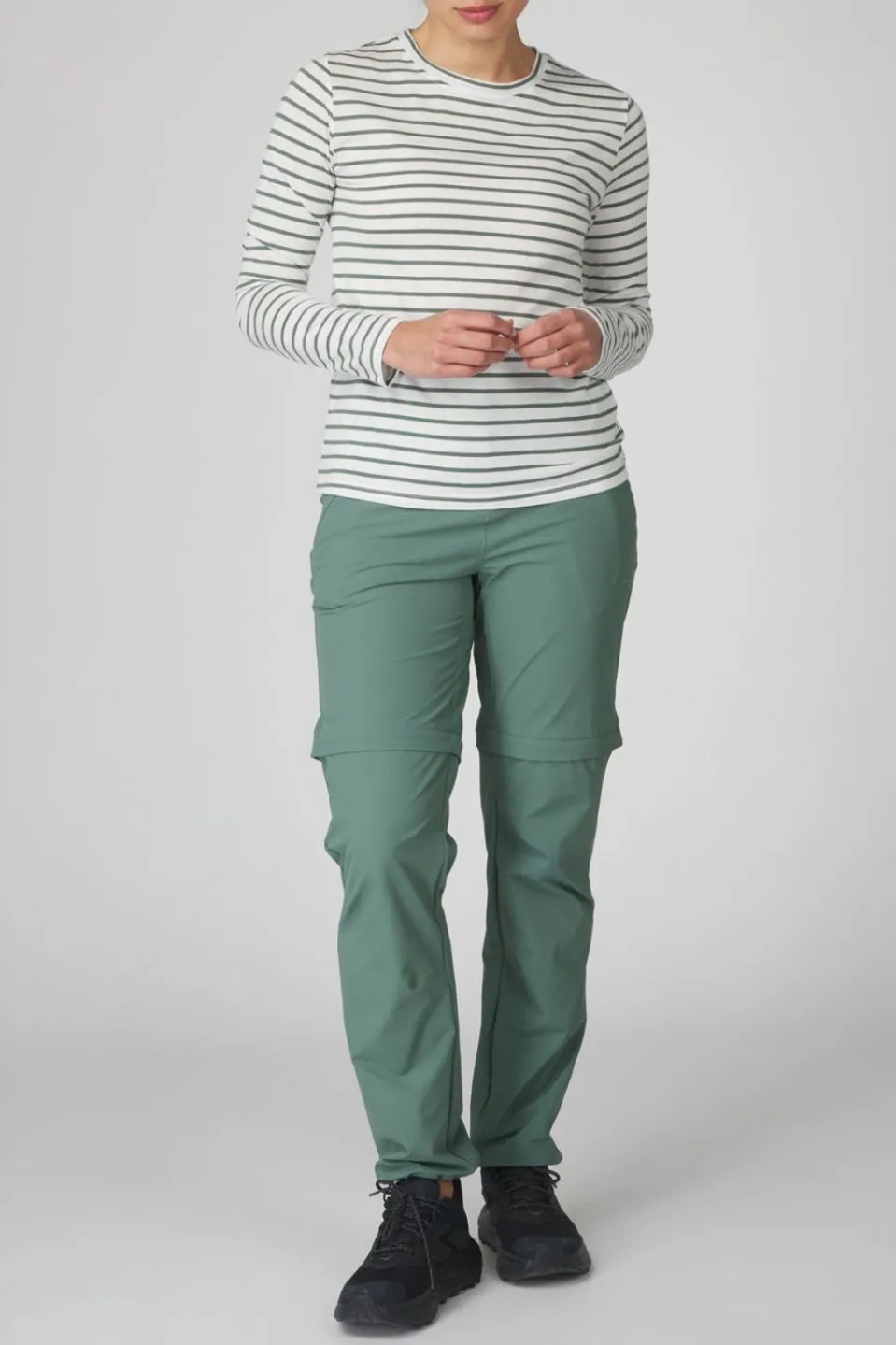 Womens Striped Long Sleeve T-Shirt