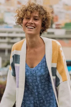 Womens Sunsets Recycled Knitted Cardigan