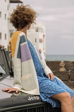 Womens Sunsets Recycled Knitted Cardigan