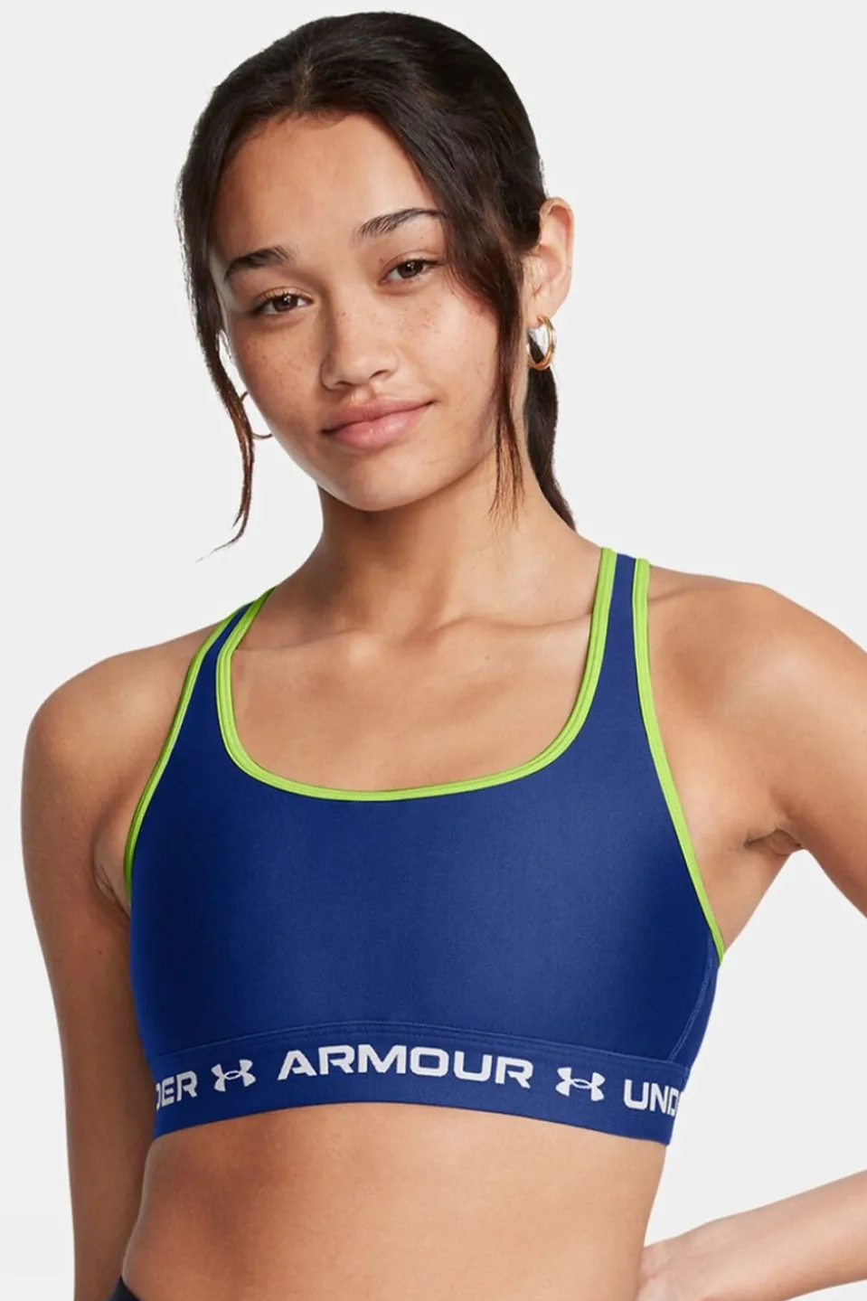 Womens Ua Crossback Mid Bra Baselayer Bra