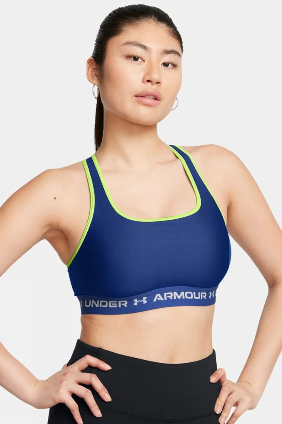 Womens Ua Crossback Mid Bra Baselayer Bra