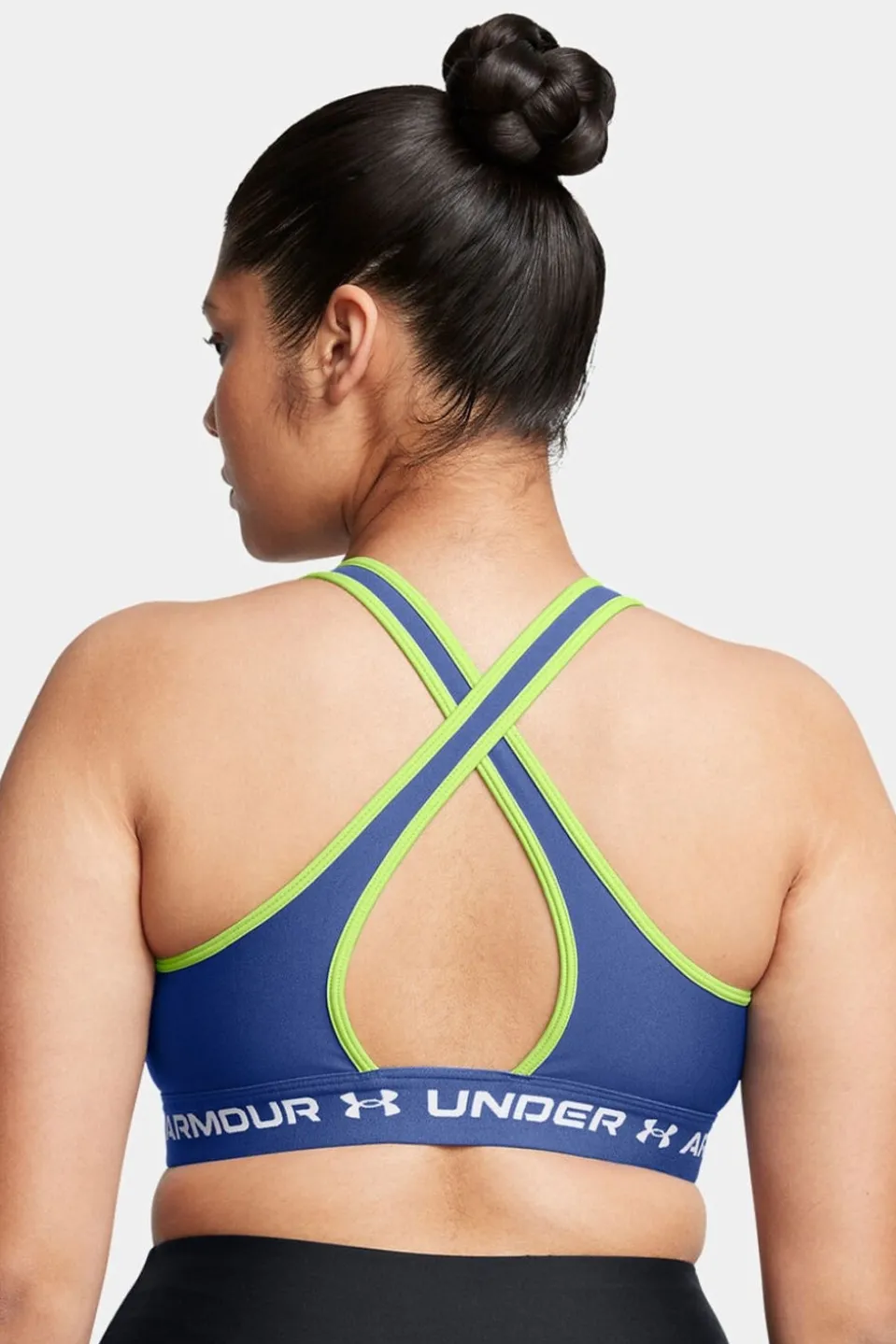 Womens Ua Crossback Mid Bra Baselayer Bra