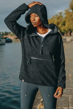 Womens Windproof Fleece Hoodie
