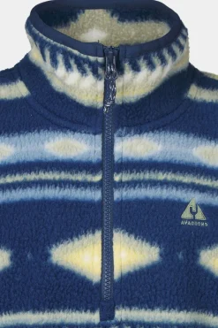 Youth Pehoe Printed Half Zip Fleece 14+