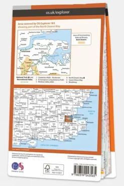 Active Explorer Map 163 Gravesend and Rochester