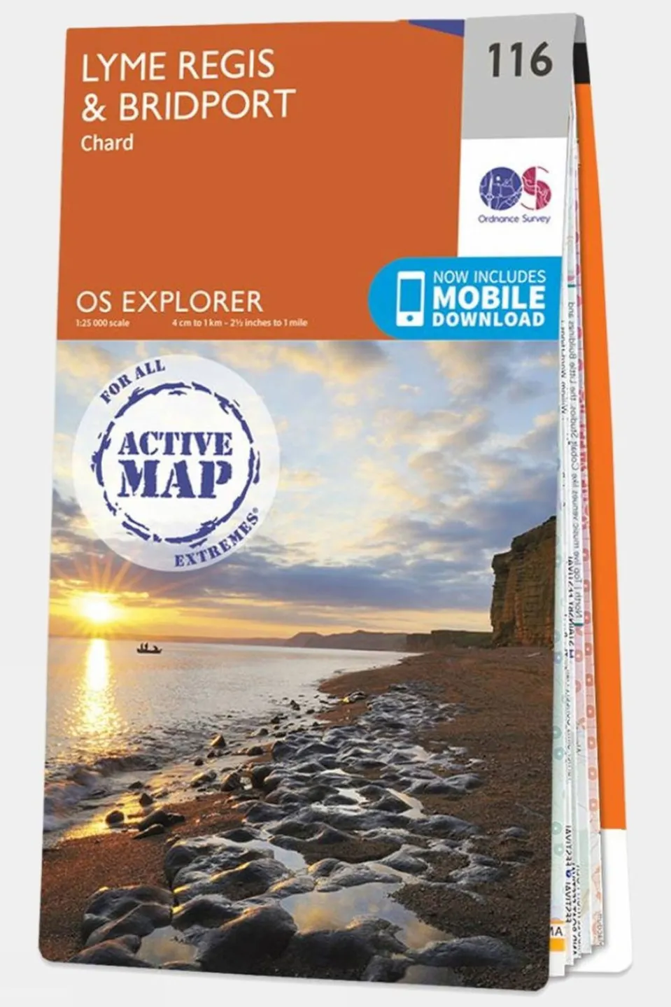 Active Explorer Map 116 Lyme Regis and Bridport