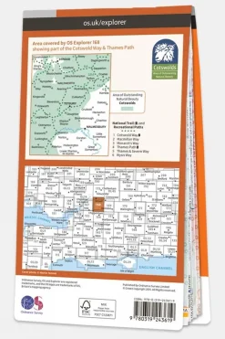 Active Explorer Map 168 Stroud, Tetbury and Malmesbury