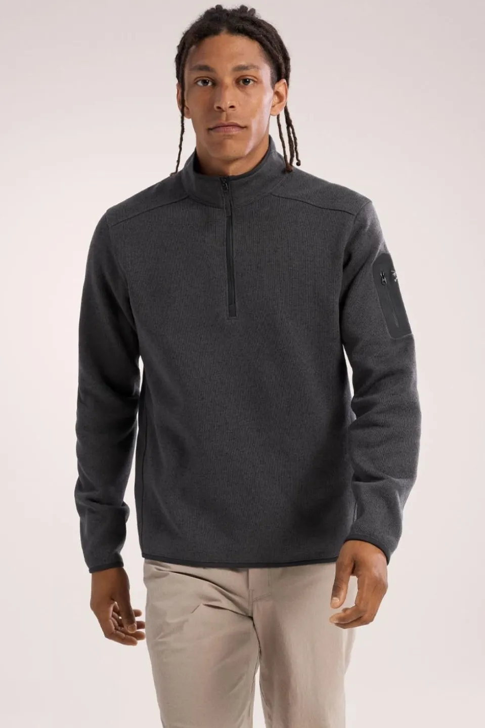 Mens Covert Half Zip Fleece