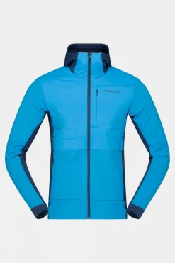Mens Falketind Alpha90 Insulated Zip Hood Fleece Top