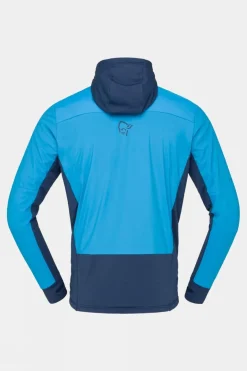 Mens Falketind Alpha90 Insulated Zip Hood Fleece Top