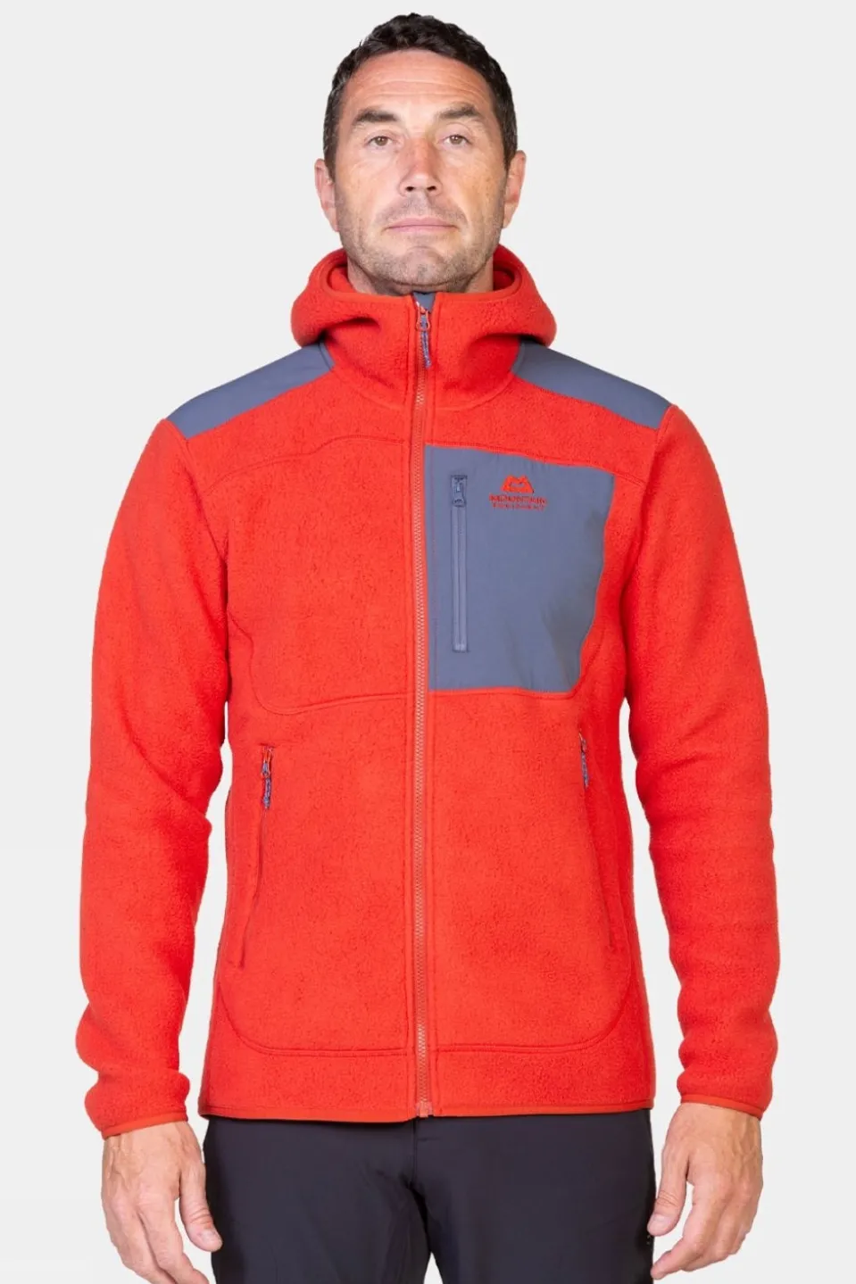 Mens Highpile Hooded Fleece Jacket