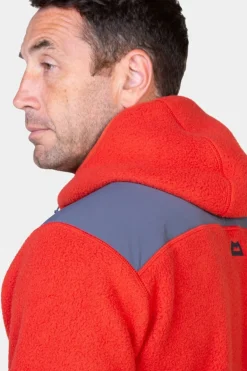 Mens Highpile Hooded Fleece Jacket