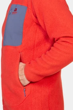 Mens Highpile Hooded Fleece Jacket