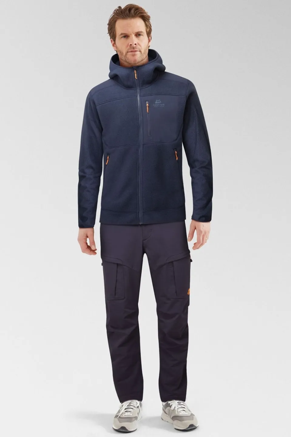 Mens Highpile Hooded Fleece Jacket