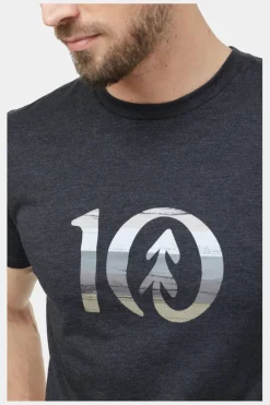 Mens Spruce Stripe Ten T-Shirt