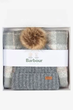Womens Saltburn Beanie and Tartan Scarf Gift Set